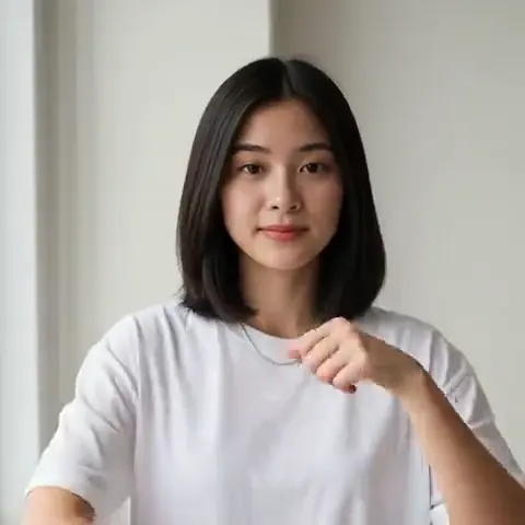 Contoh hasil: muka anda buat aksi itu
